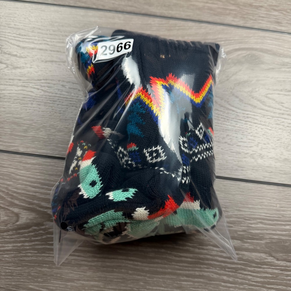 Hanna Andersson Kids Sweater Dinosaur Race Car Christmas Navy Blue 8 - Picture 8 of 8